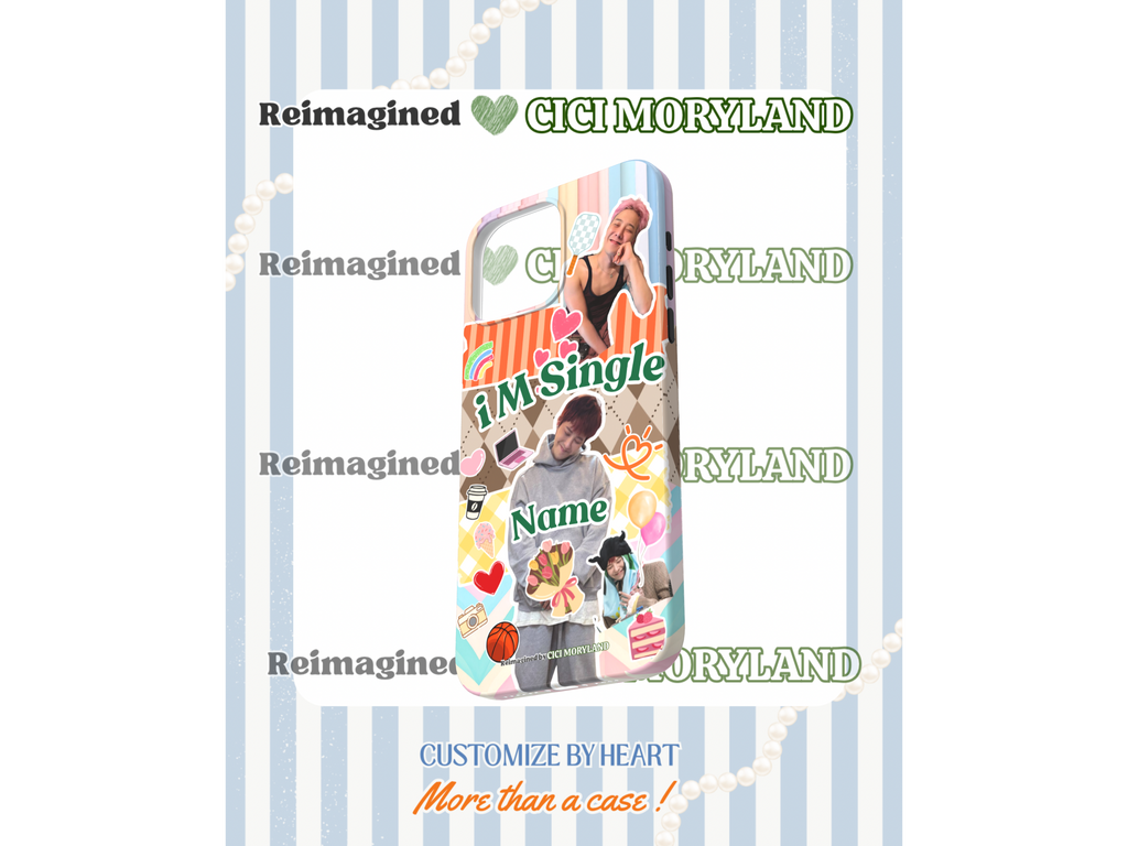 💖 Valentine's Macaron Collection 💖 | Personalized with 3 Photos | Tough / Slim Case