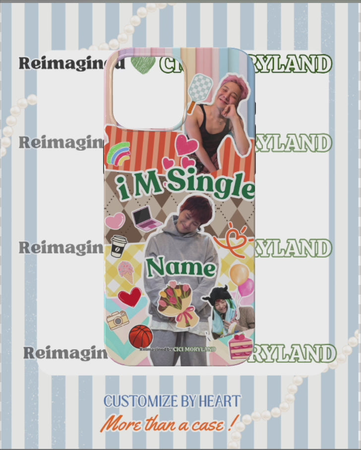 💖 Valentine's Macaron Collection 💖 | Personalized with 3 Photos | Tough / Slim Case